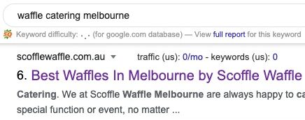 Waffle catering